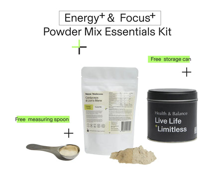 Cordyceps & Lion’s Mane Powder Mix Kit