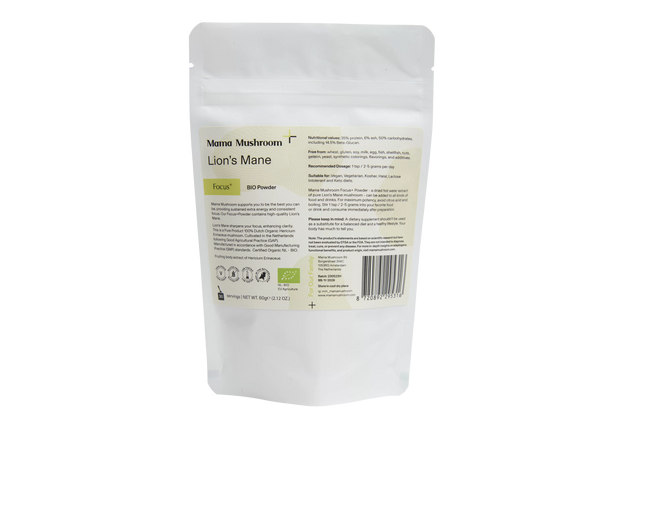 Lion’s Mane Focus+ BIO Poeder