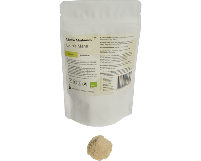 Lion’s Mane Focus+ BIO Poeder